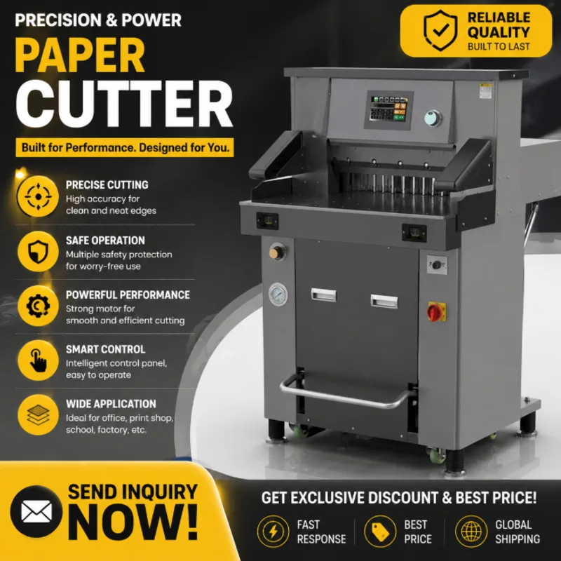 H498T Hydraulic Paper Cutter Program Control Paper Cuttinng Machine