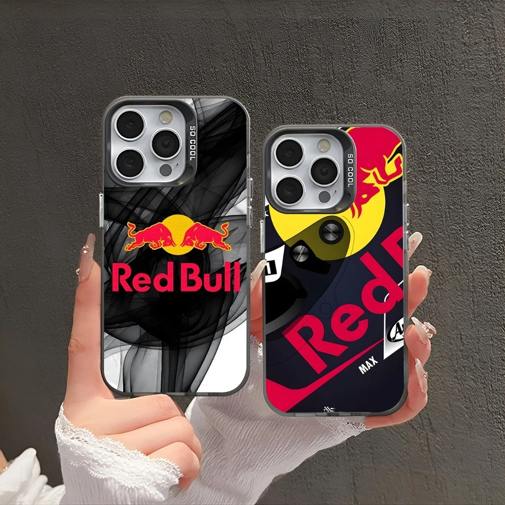 Maisto Fashion Red B-BullS Logo Phone Case Black White Cool Phone Case For IPhone 16 15 14 13 12 Pro Max 11 2024 Fashion Couple