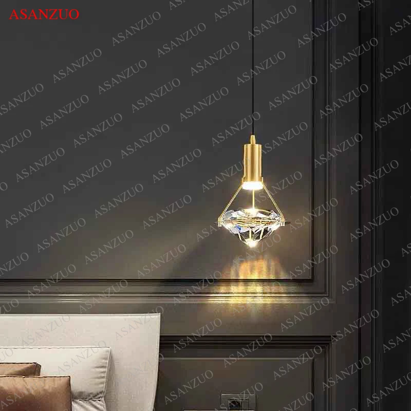 Imagem -04 - Luxo Cristal Diamante Lâmpadas de Parede Led Sala Estar tv Fundo Arandela Cozinha Mesa Jantar Cabeceira Decoração Casa Iluminação