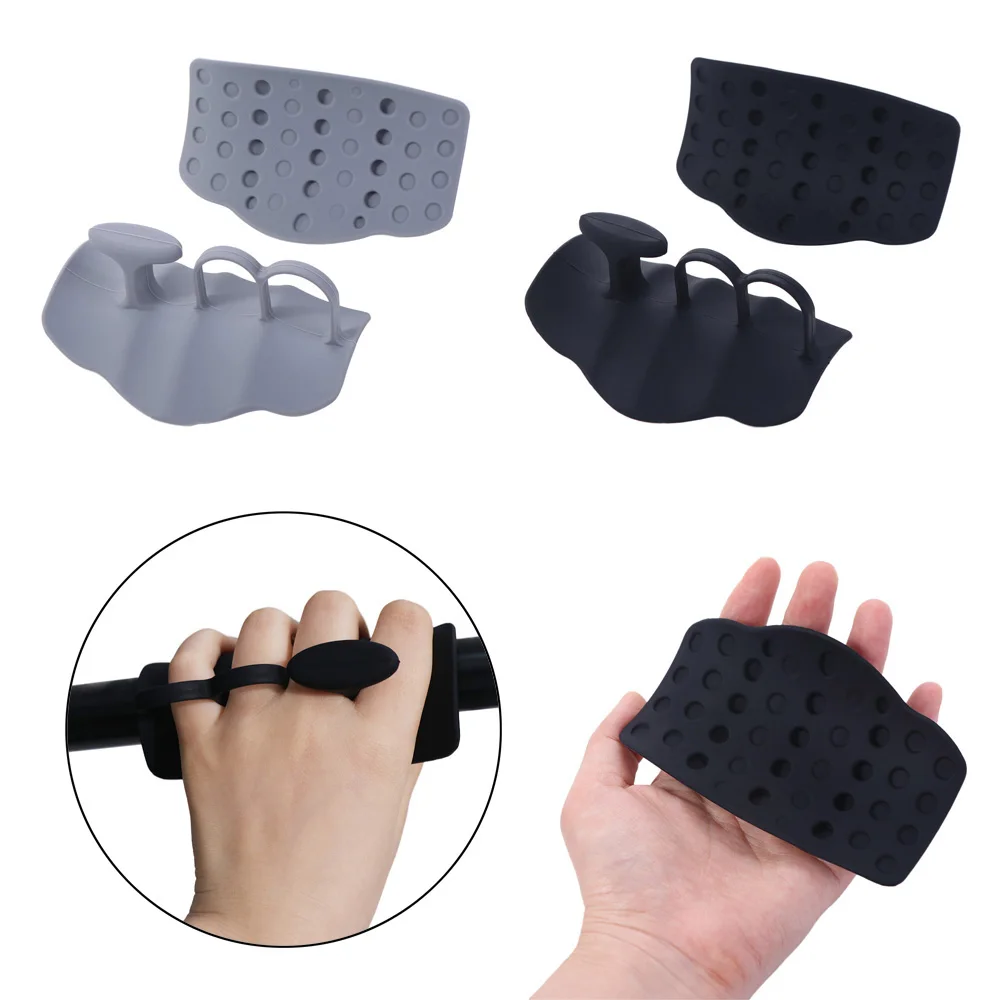 1 Pair Silicone Grip Strengthener Finger Exerciser Hand Strength Trainer Finger Trainer Pull Ups Lightweight