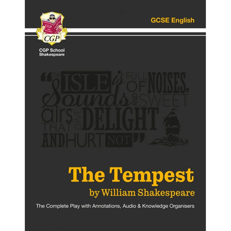 The Tempest  The Complete Play With Annotations Audio And Knowledge Organisers CGP BOOKS 9781841465302