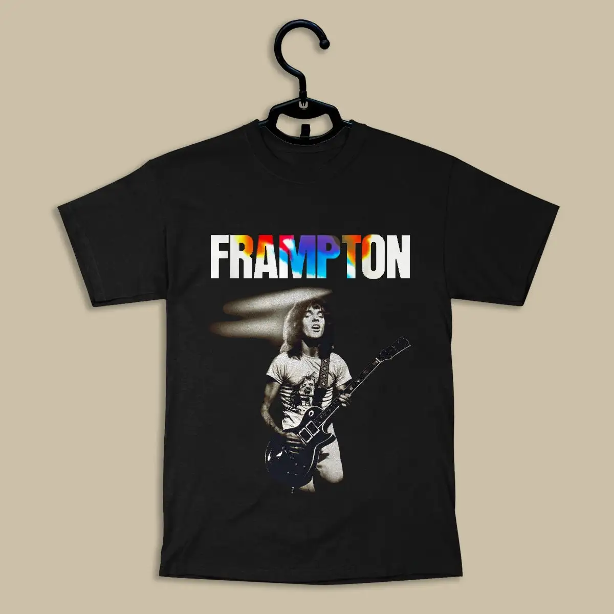 

VTG Peter Frampton American Musician Black T shirt