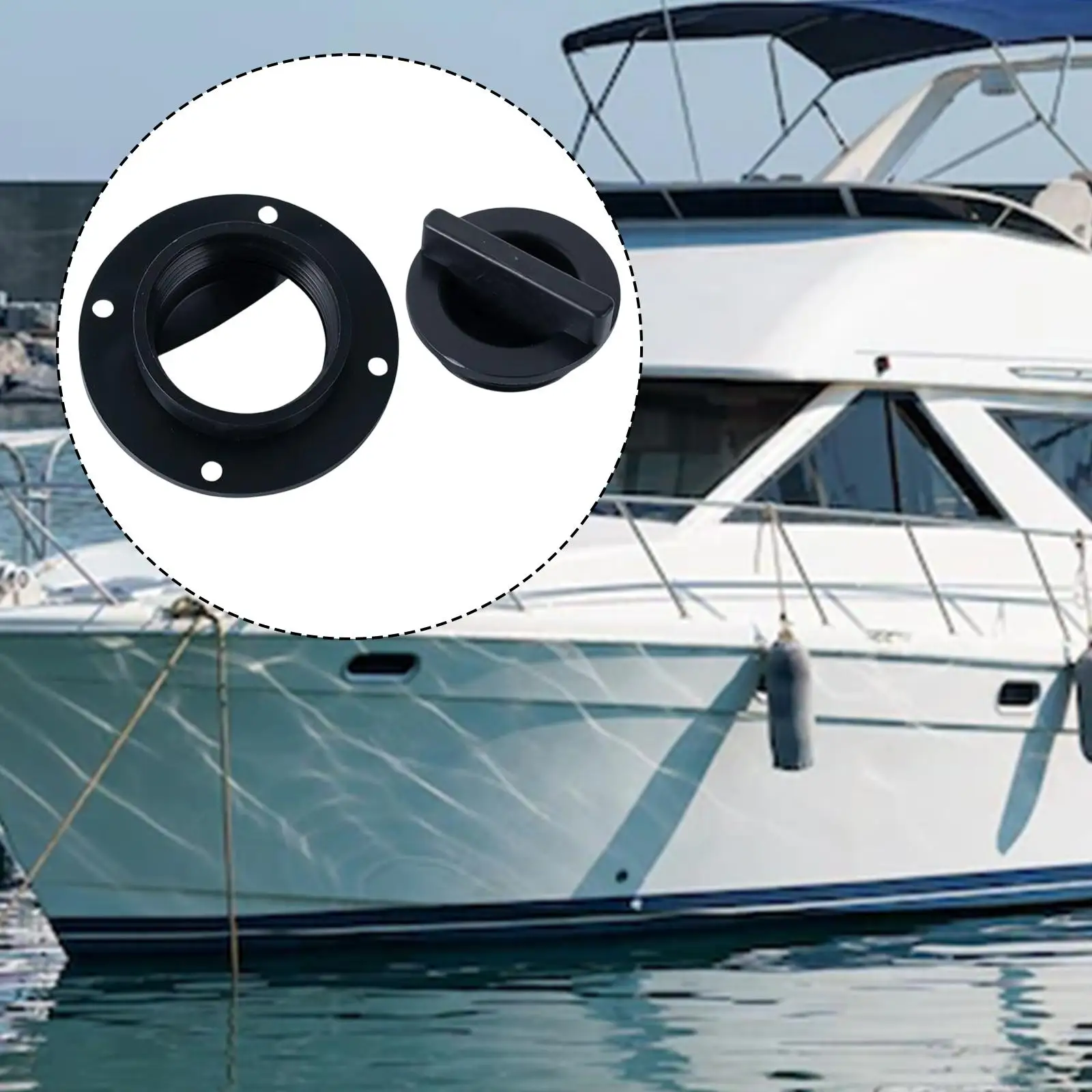 

Нейлоновая заглушка для слива воды с лодки, с защелкивающейся ручкой, черная, для скоростных катеров и каноэ