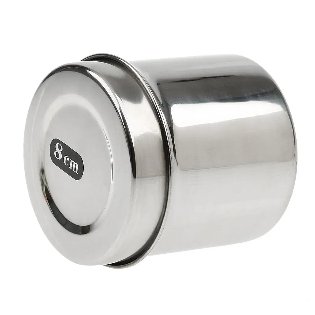 8 см стоматологическая коробка-держатель из нержавеющей стали, дезинфицирующий чехол для медицинского ватного шарика, марлевой тампон