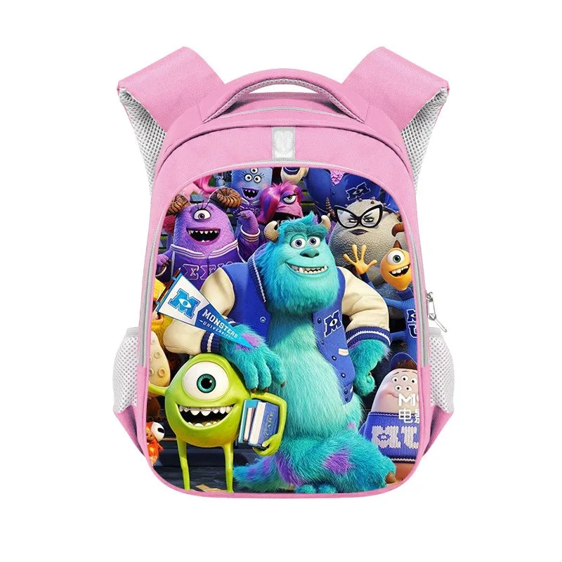 Disney Boys Girls Kids School Book Cute Bags Monsters Inc Prints Women Bagpack Teenagers Canvas Laptop Travel Backpack