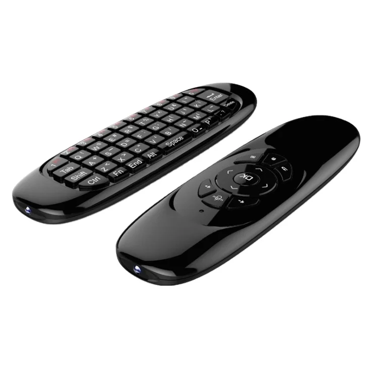 Portable 3-in-1 2.4 Mini Wireless Smart and Air Mouse Backlit Keyboard Android TV Box