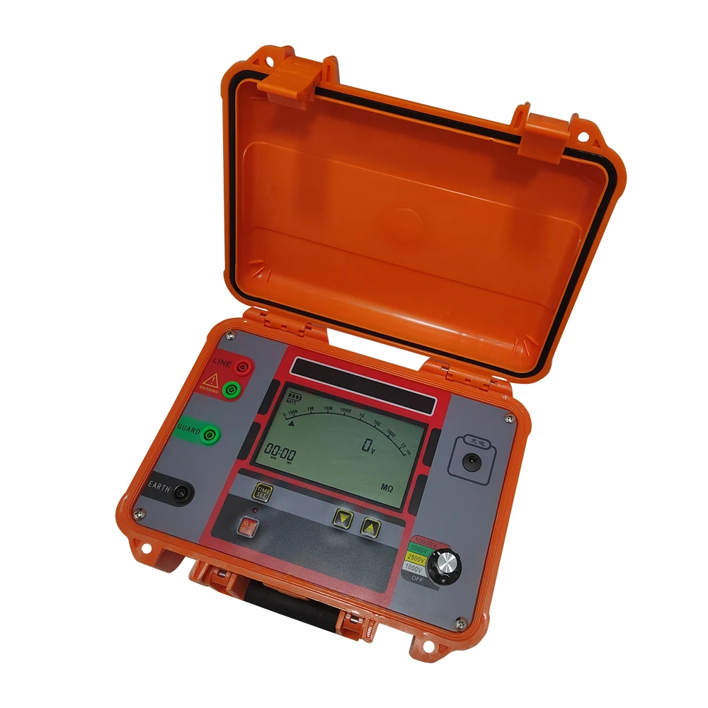 High Quality Digital Auto Range Insulation Resistance Tester High Voltage Multimeter for Equipment Machine Use High Insulated
