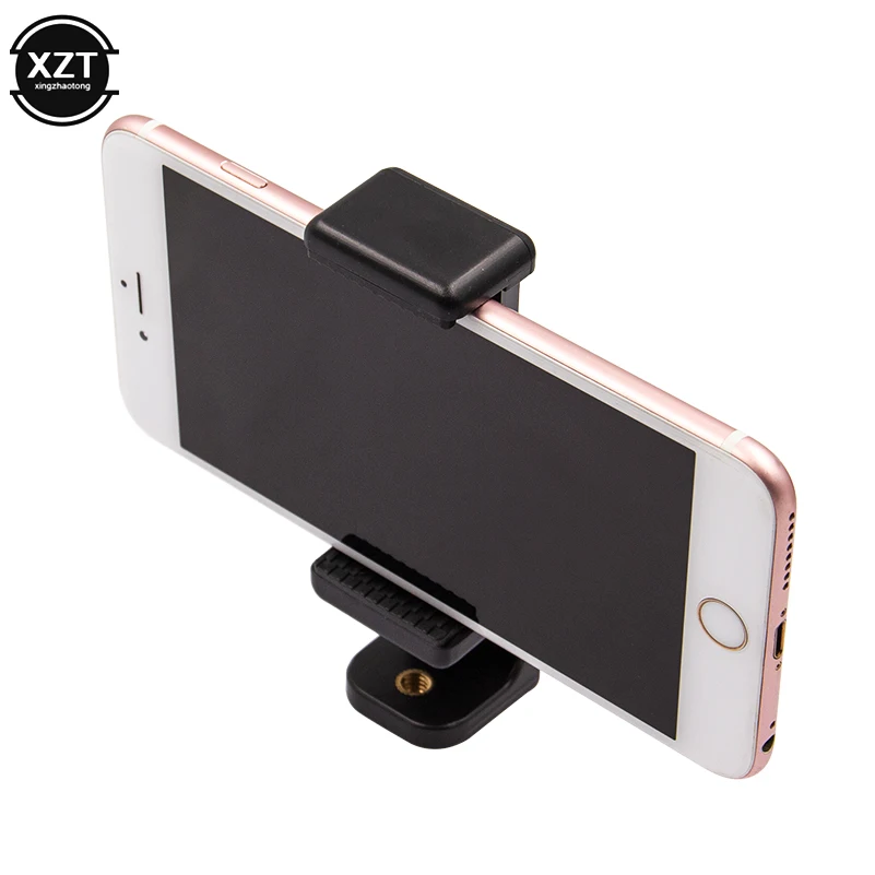 Universal 360 Grad Rotation Mini Leichte Telefon Clip 1/4 Schraube Handy Halter Schreibtisch Stativ Halterung für IPhone xiaomi Samsun