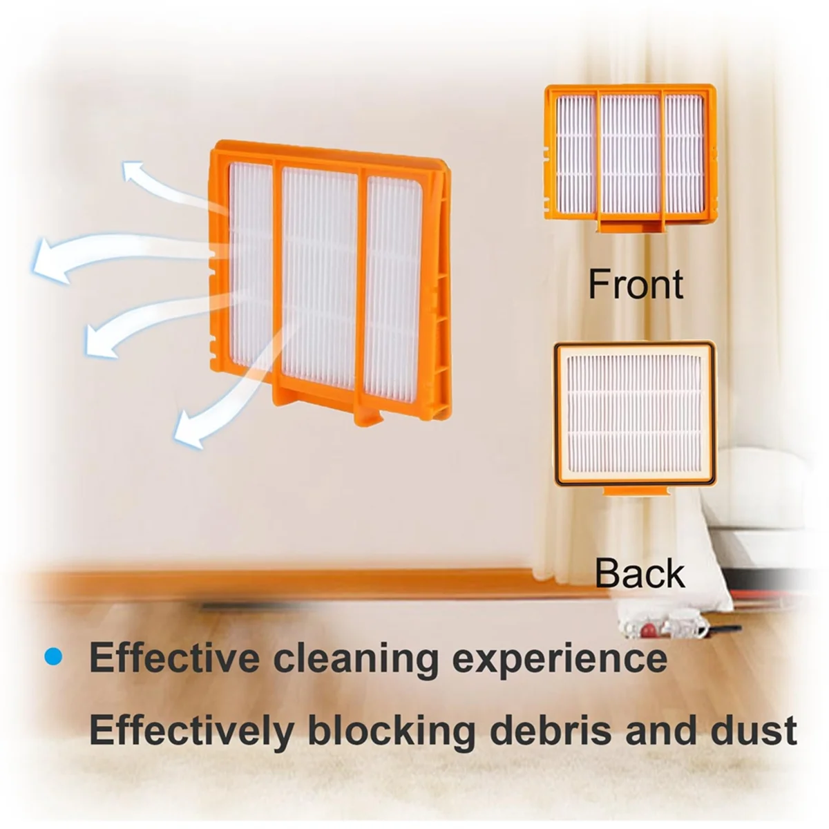 Sweeper filter Replacement Parts for AV2511AE AV2501AE RV2502AE AV2501S RV2610WA RV2610WD AI Robot Vacuum Filters