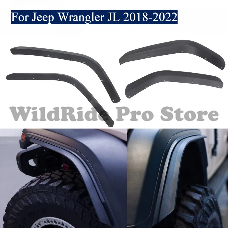 

Для Jeep Wrangler JL 2018-2022 и широкие расширители крыльев Gladiator JT - водонепроницаемые брызговики, грязеотталкивающие