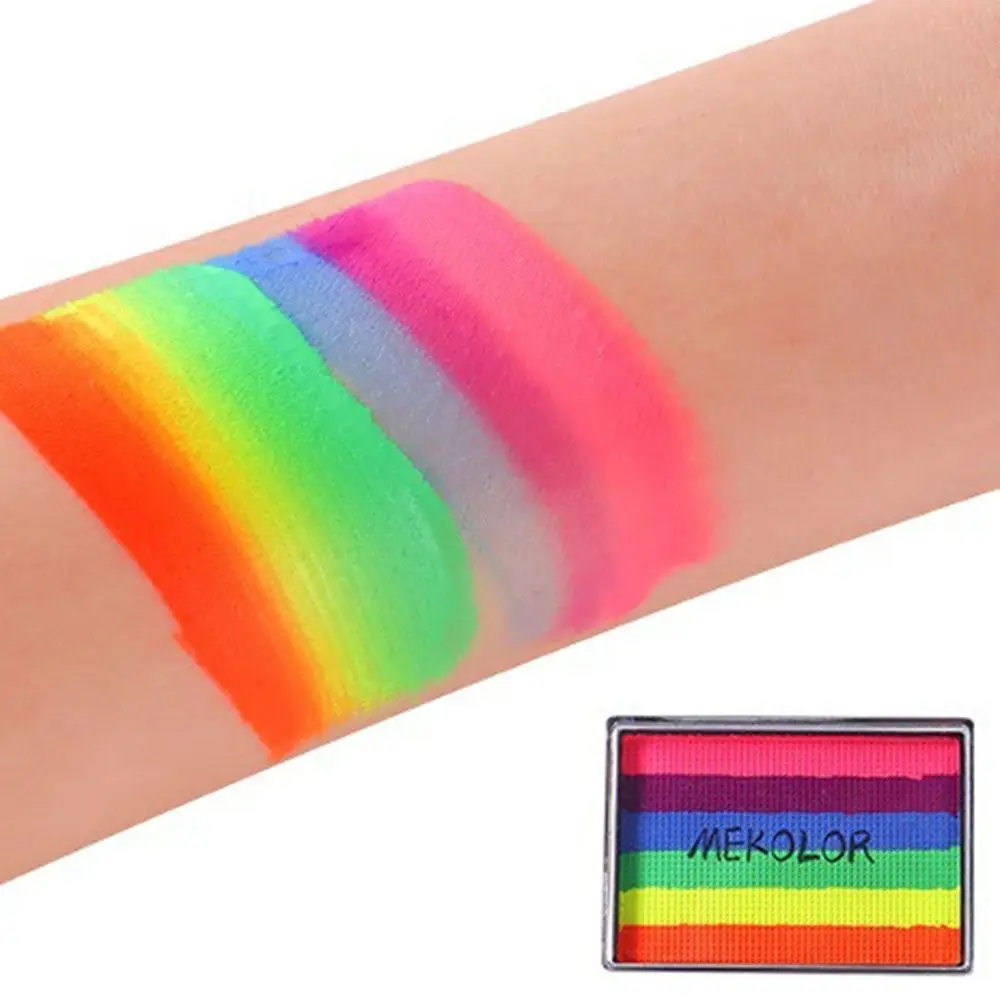 

Water-Soluble Face Painting Palette Bright Colors High Saturated Body Painted Non-Toxic Portable Painting Box Adult