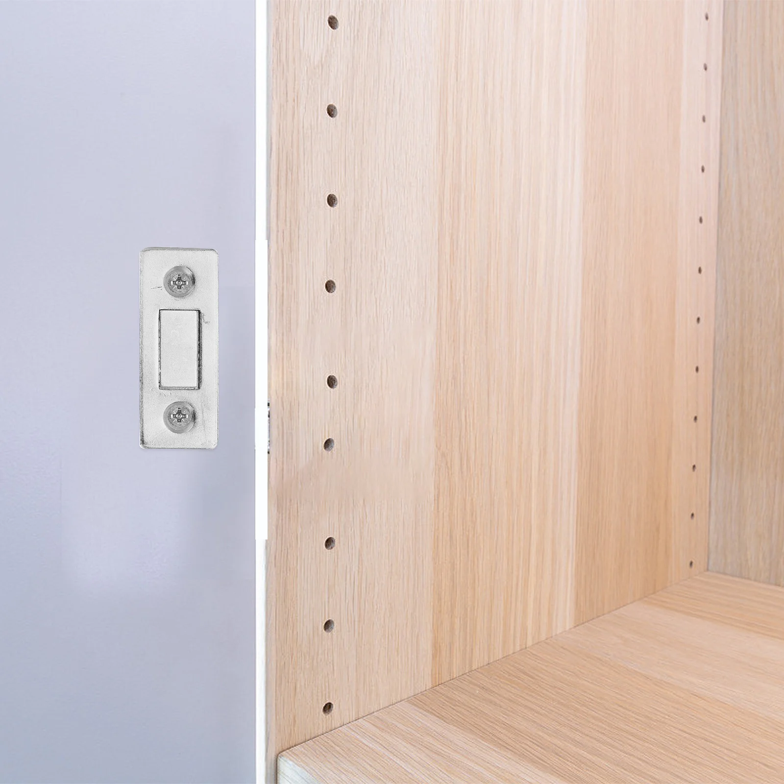 

4Sets Invisible Door Design for Cabinets Wardrobes Magnetic Closet Door Latch Practical Furniture Catch