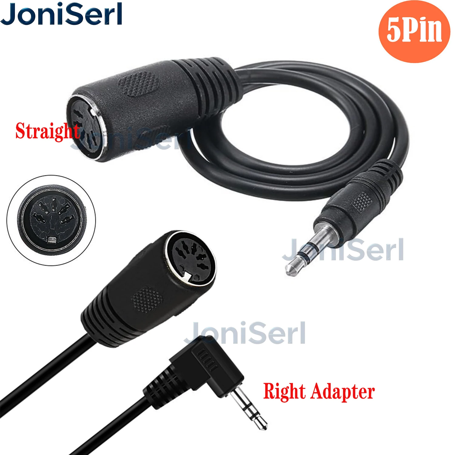Type-A MIDI to 3.5mm Adapter Cable, MIDI Female to TRS 3.5mm Male Breakout Cable for Keyboards, Synths & DAWs