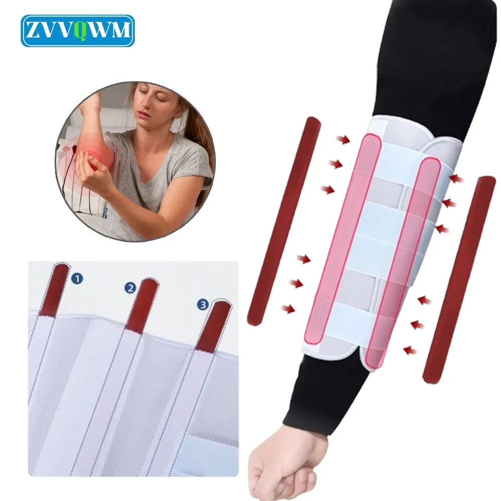 

1Pcs Cubital Tunnel Elbow Brace Straightener Arm Splint Adult Kids Tendonitis Sprained Elbow Immobilizer Stabilizer Injury Night