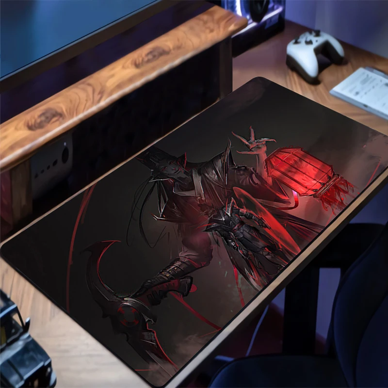 

Mouse pad Large League of Legends Draven keyboard mouse carpet anti-slip gamer mouse pad laptop coaster PC carpet Anime Mousepad