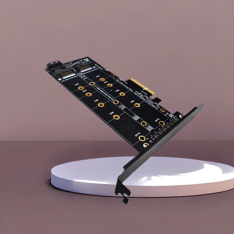 

Адаптер M.2 — PCIe M2 NGFF SSD NVME M Key SATA-Based B Key — PCI-E 3.0 X4 для 2230-2280 M2 SSD-контроллера Конвертер Riser Card