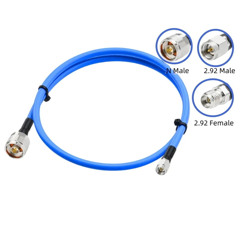SS402 high frequency test cable N to 2.92mm stable phase cable network analyzer 2.92 Male to Female test line