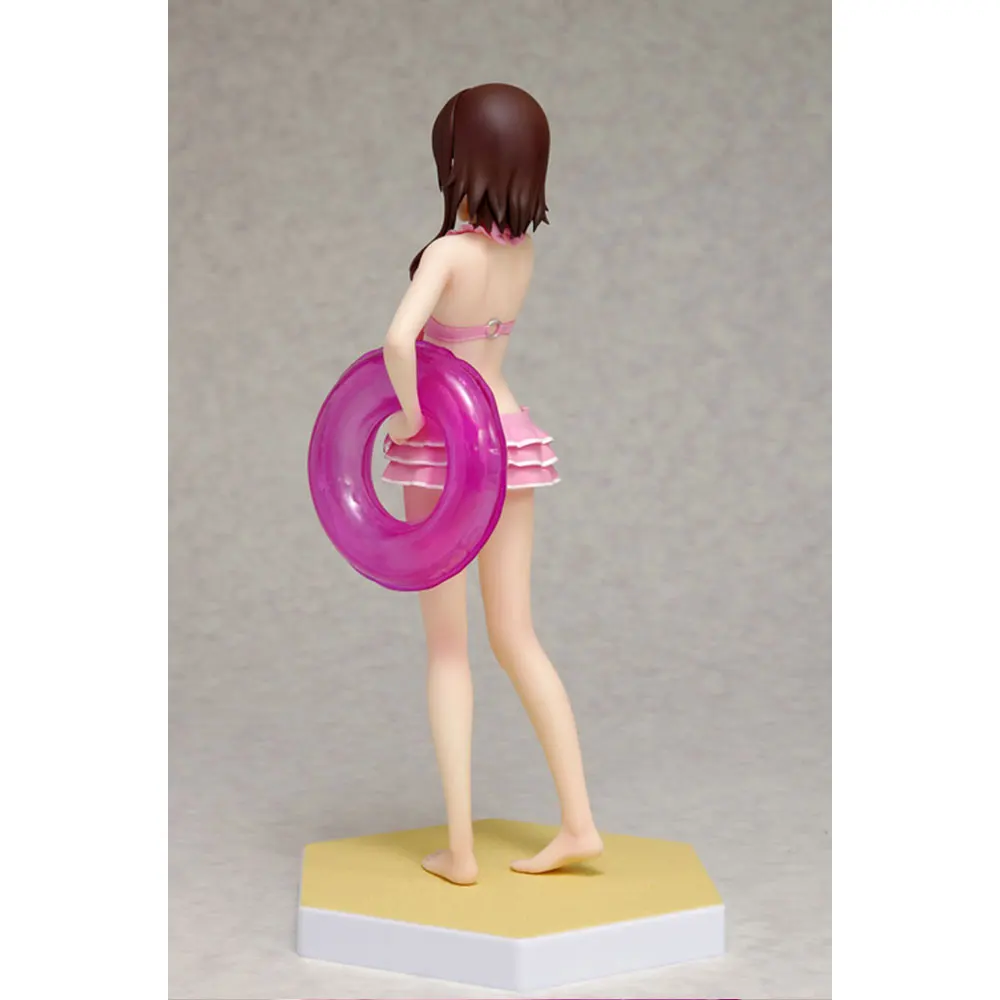 Nisekoi Onodera Kosaki Beach Dinner Figure, Anime Model Toy, Stand Bikini, Holding Swimming Ring, Gift Collection, PVC, 16cm