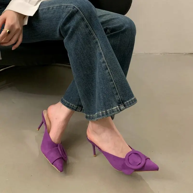 Purple Heels 7Cm La… - image