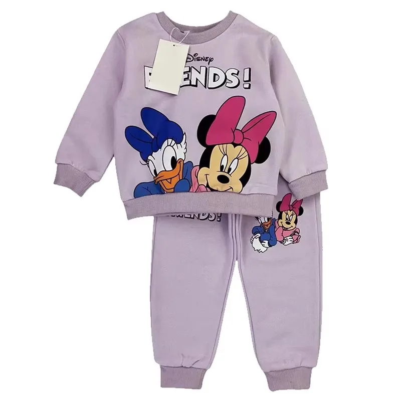 Toddler Girl Clothes Set Cartoon Print Cute High Quality Baby Girl Clothing Suit Children Tracksuit Casual kid boutique clothes