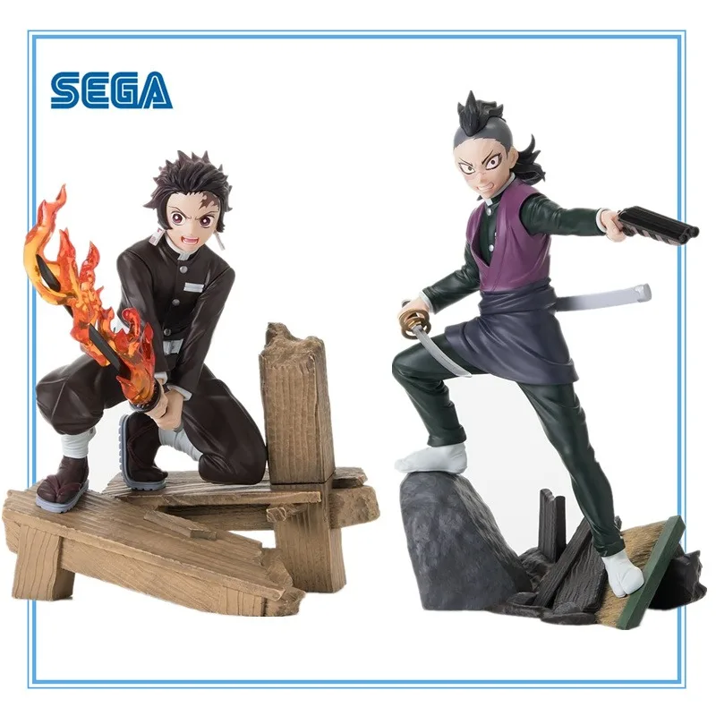 Original Genuine SEGA Demon Slayer Kamado Tanjirou Shinazugawa Genya PVC Model Anime Figures Toys Action Figure Decoration Gift