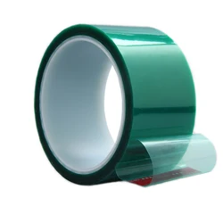 PET Green Film Tape PCB Soldering SMT Shielding Insulation Protection Without Trace Heat Resistant 200 Degrees 33M/roll
