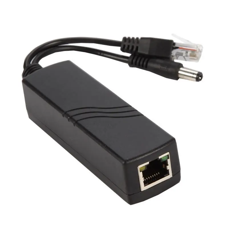 SPOE 48V Input 12V Output POE Splitter 100 Meterstransmission for Ip Camera No Need Power Adaper Filter 5.8 Ghz Video Reciever