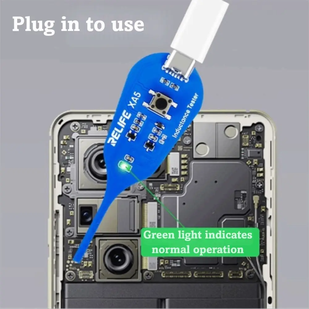 High Precision Motherboard Coil Tester Strong Stability Hand Tool Electromagnetic Induction Tester Quick Investigation