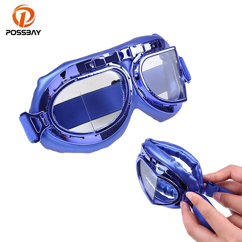 

Motorcross Goggles Motorcycle Glasses Blue Outdoors Sunglasses Dirt Bike Cycling Ski Goggles Steampunk Motorcycle Accessories