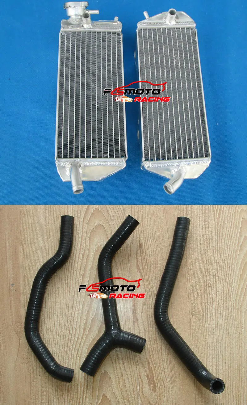 

Aluminum Radiator + silicone hose For Gas Gas EC450 EC515 FSR450 FSR515 2007 2008 2009 2010 2011 07 08 09 10 11