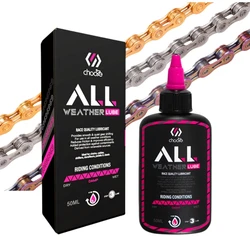 Chooee Bicycle Accessories Lubricant Fluid,Motorcycle Bike Chain Flywheel Lubricant,Dry,All Weather Cycling Lube Maintenance Oil