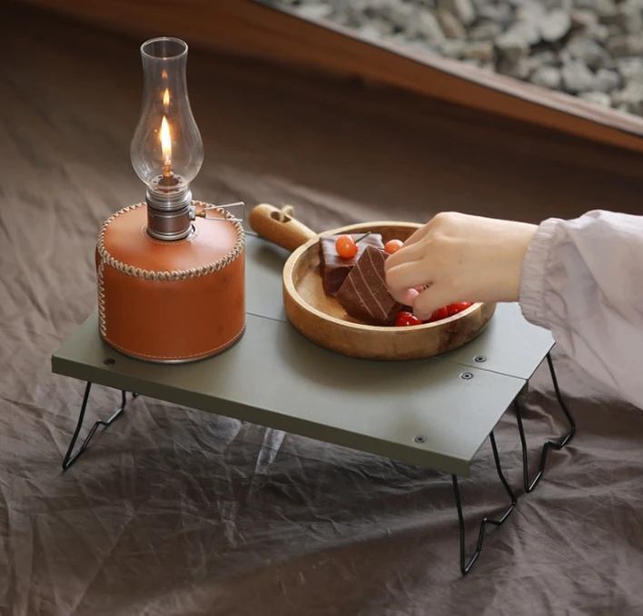 

2025 New Camping Mini Portable Foldable Aluminum Alloy IGT Table for Outdoor Picnic Folding Table Tours Computer Bed Desk
