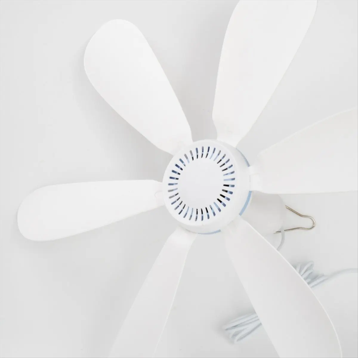 A62K Silent 6 Leaves USB Powered Ceiling Canopy Fan 4 Speed Hanging Fan for Camping Bed Dormitory Tent New