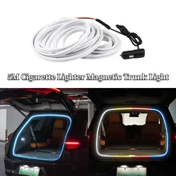 5M Car Trunk Led Lamp Strip for Tesla Audi Benz BMW Volvo 2025 Sedan SUV Universal Cigarette Lighter Electric Tailbox Lights