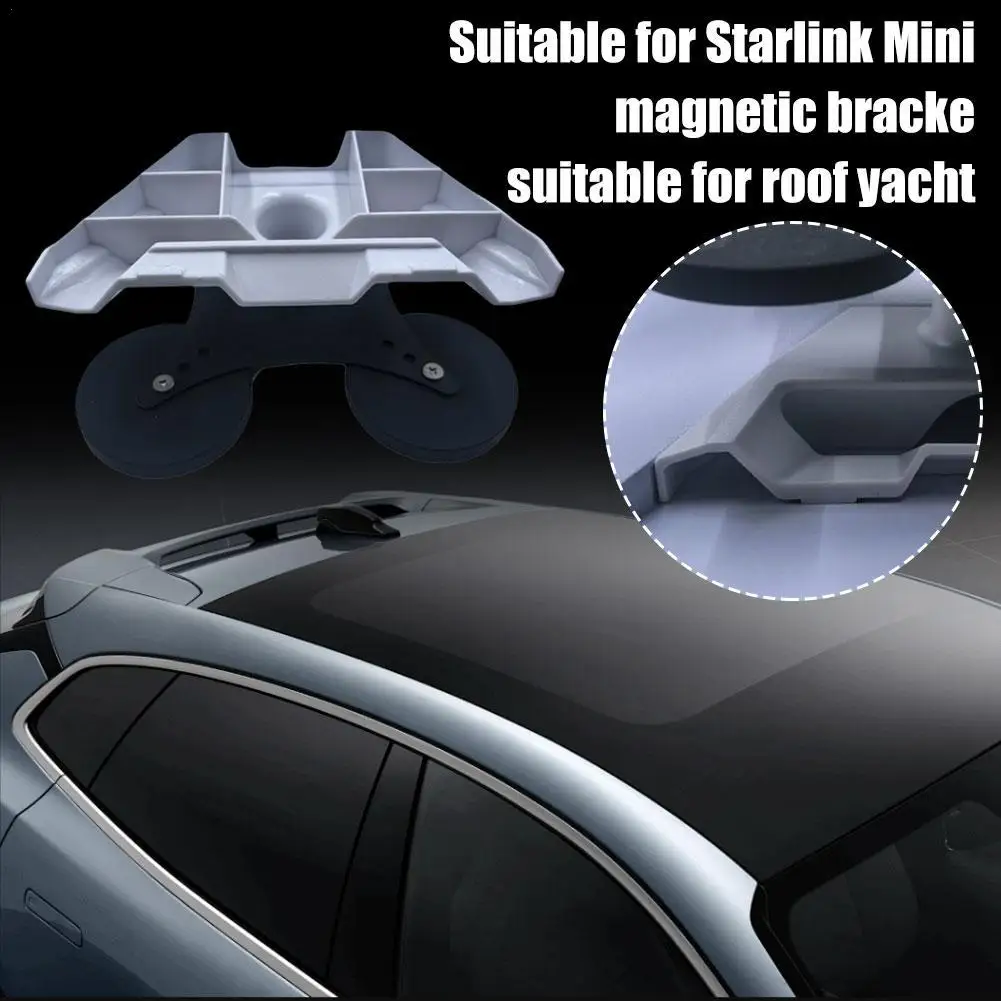 Magnetic Mount Adapter For Starlink Mini Car Mount Bracket Fit Smooth Strong Magnet Stable Mounting Kit