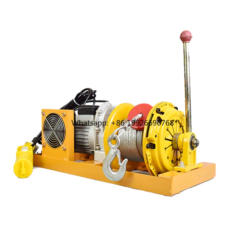 

Multifunctional Electric Winch with Clutch Warehouse Outdoor Crane Electric Winch with Clutch
