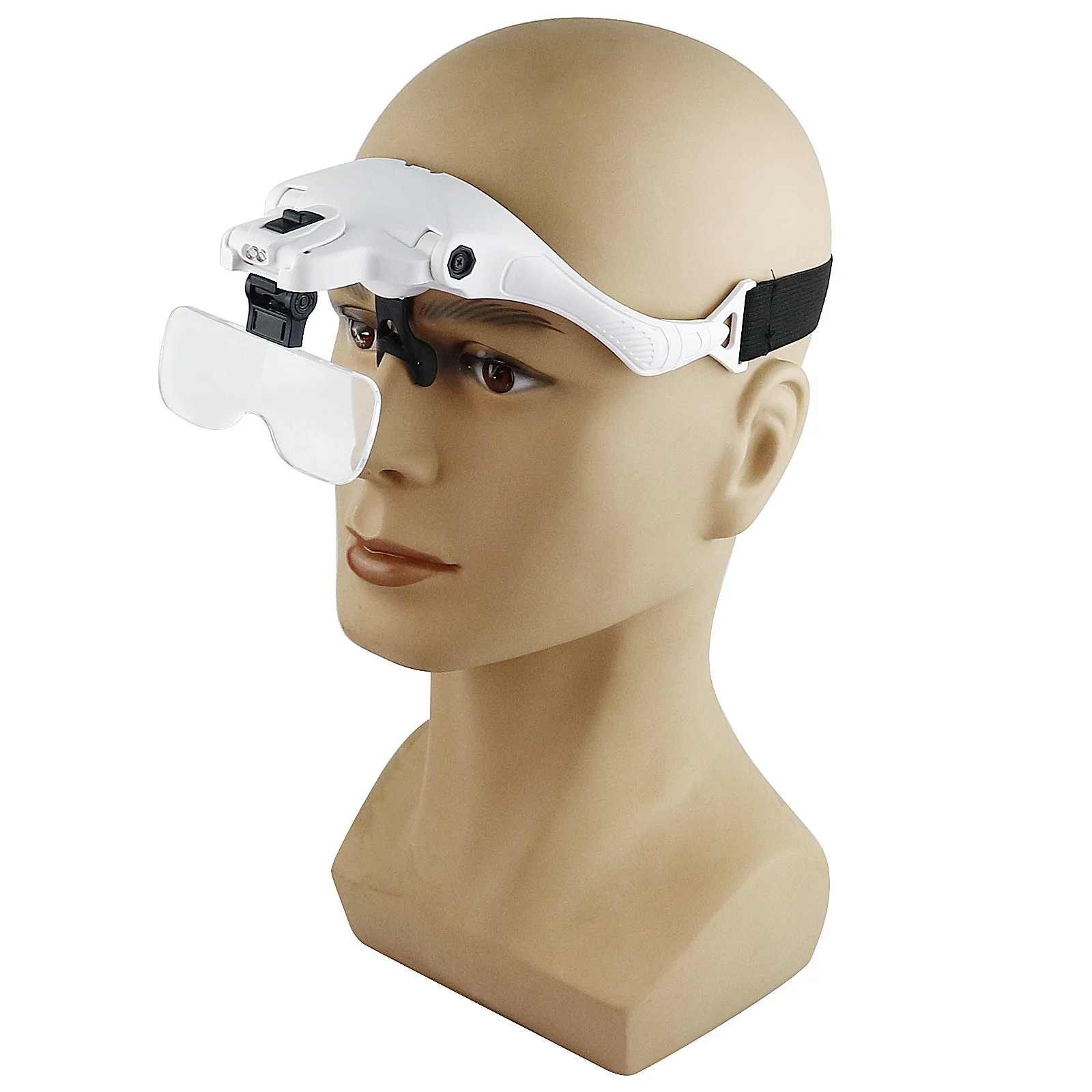 Magnifying Glasses 1.0/1.5/2.0/2.5/3.5X Headband Eye Repair Magnifier 2 LED Light Glasses Loupe Optical Lens