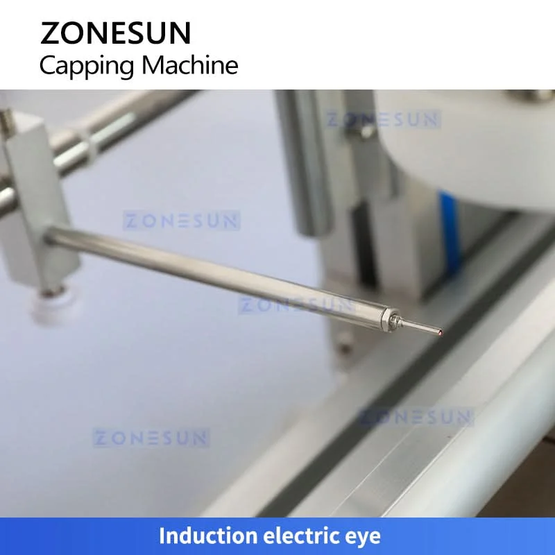 ZONESUN ZS-XG1870DV Auto Bottle Capper Rotary Cap Press Machine  Desktop Jar Lid Sealing Machine for Essential Oil Perfume