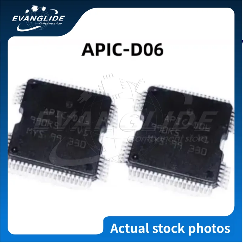 

5 шт./лот, оригинальный и новый чип APIC-D06 QFP64 для автомобильных компьютерных плат, управления впрыском топлива, в наличии, оптовая скидка