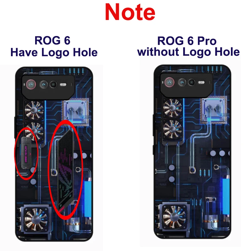 For ASUS ROG Phone 6D Case For Asus ROG Phone 6 Pro ROG6D ROG6 Pro Soft TPU Fundas For Asus ROG 6D Ultimate Phone Cover