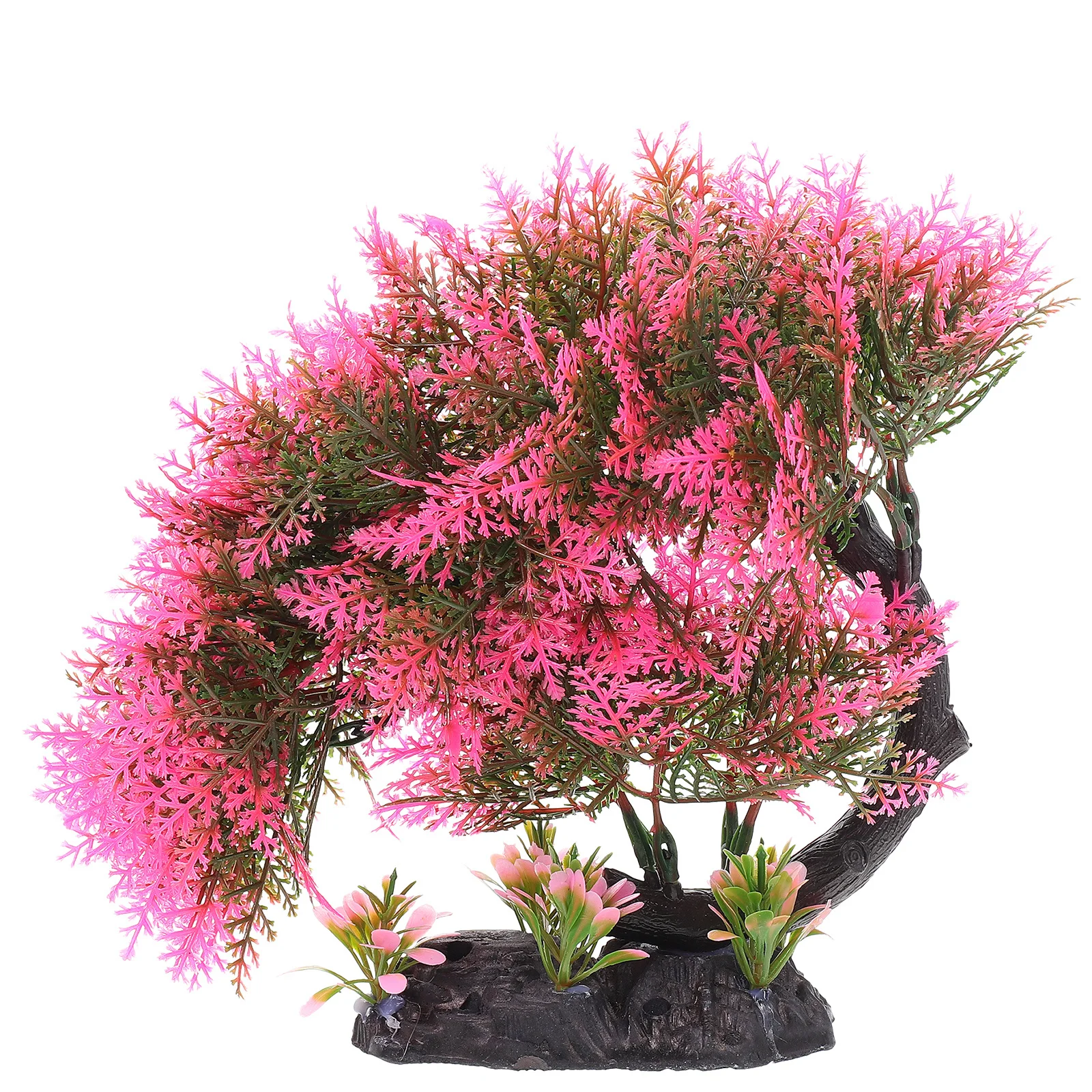 

Aquarium Pine Tree Decorative Artificial Water Plant Ornament Fish Tank Accessory Simulated Natural Landscape Decor