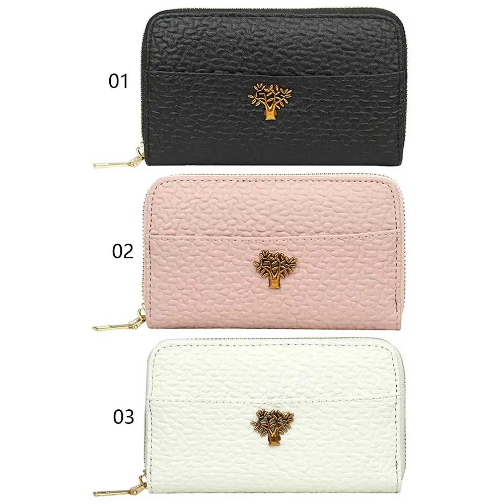 

RFID PU Leather Card Bag Solid Color Short Wallet Bags Multi Slots Credit Card Holder Small Coin Purse for Cash Credit Card