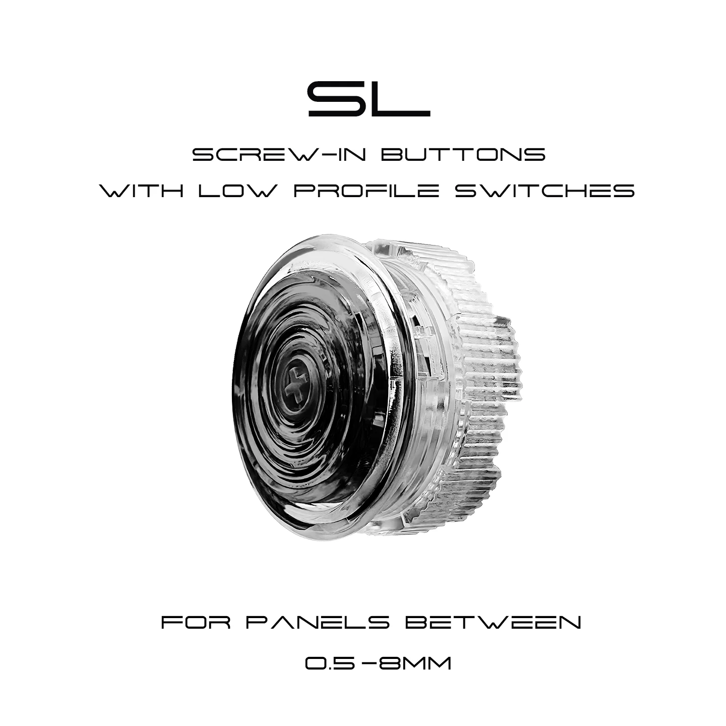 SL-1/Si Tong/Falcon/스크류인 버튼(로우 프로파일 스위치 포함)/원형 투명 프레임/2.8 인터페이스/HITBOX ...