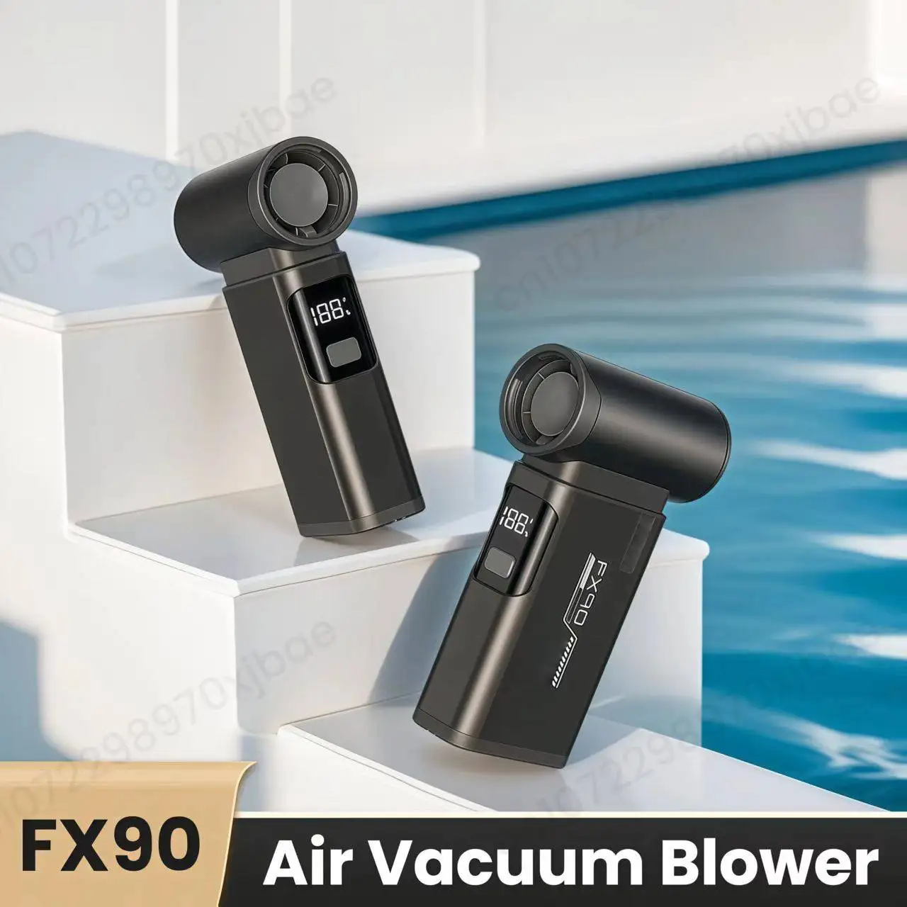 

FX90 Мощный воздушный вакуумный вентилятор 900000 об/мин из алюминиевого сплава Беспроводные щетки-вентиляторы Турбоструйный вентилятор Ручной электрический воздушный пылесос