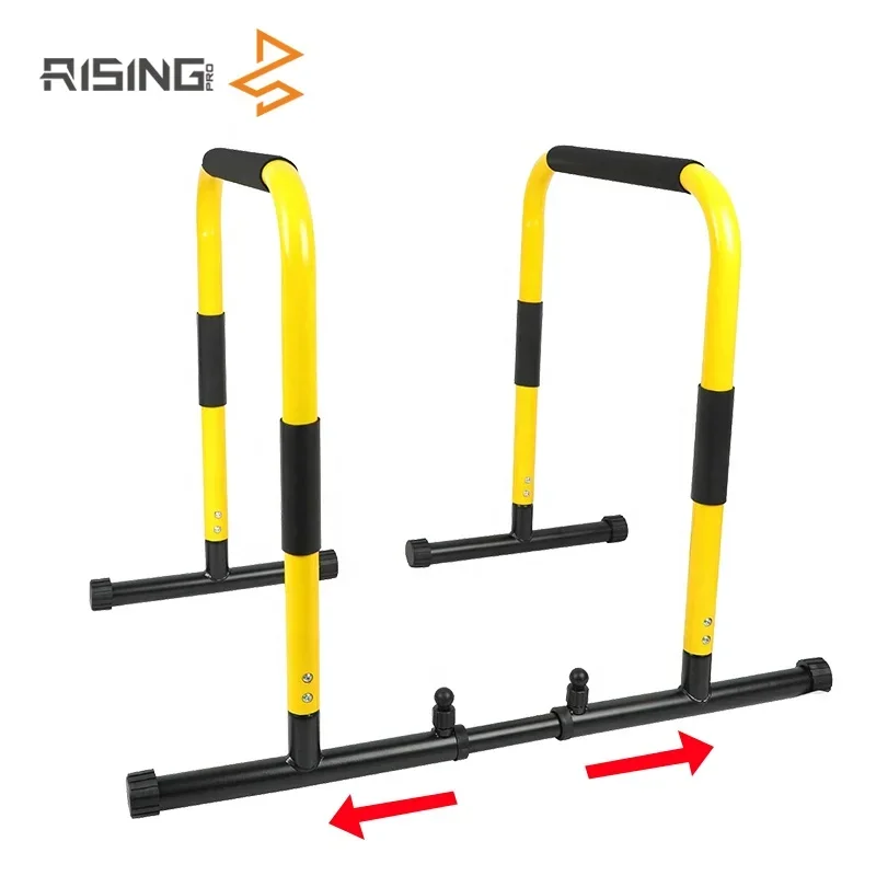 

Rising Dip Bar Stand Adjustable dip bar Station Portable Push-Up Stand Stable Parallel Bar Parallette