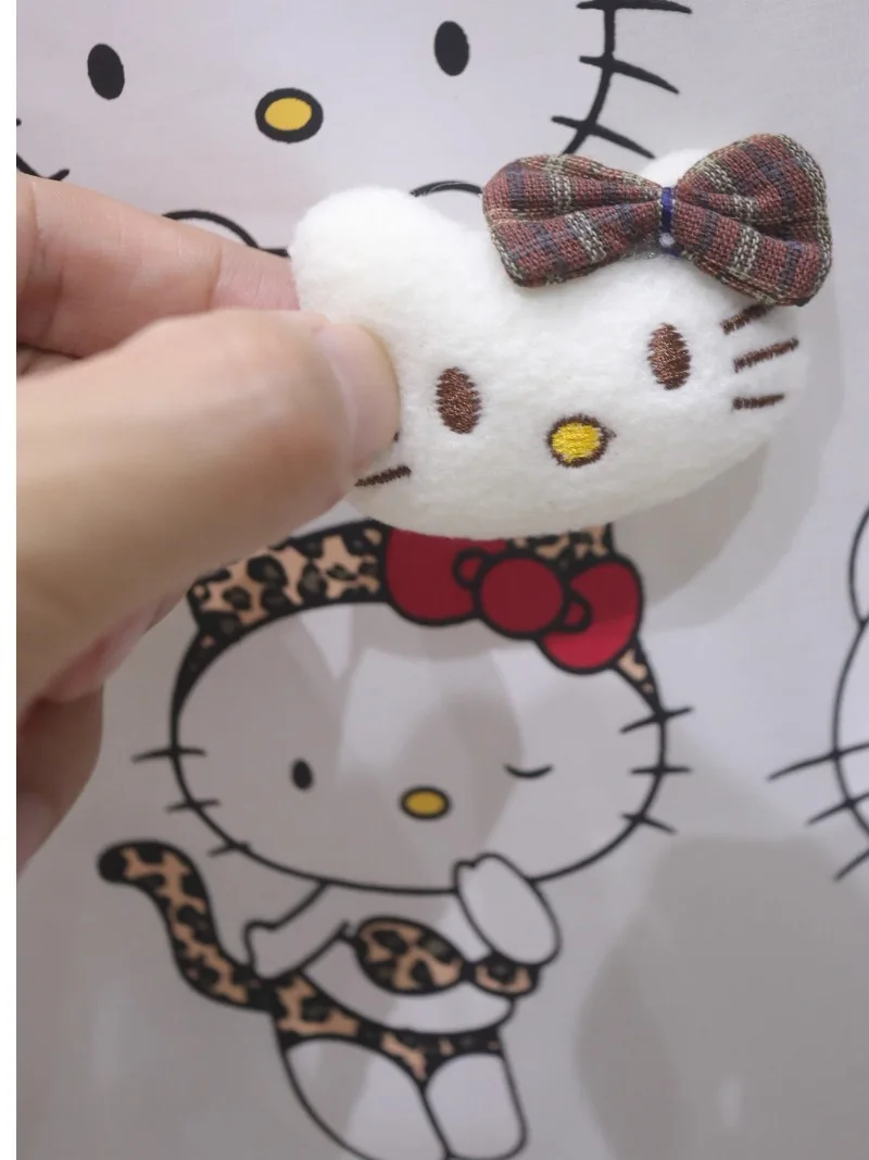 Dziewczęca koszulka z krótkim rękawem, z kokardą, w panterkę, z motywem kreskówkowym, nowa, letnia, luźna i cienka, z koronkowymi rękawami, bawełniana bluzka damska, odmładzająca.