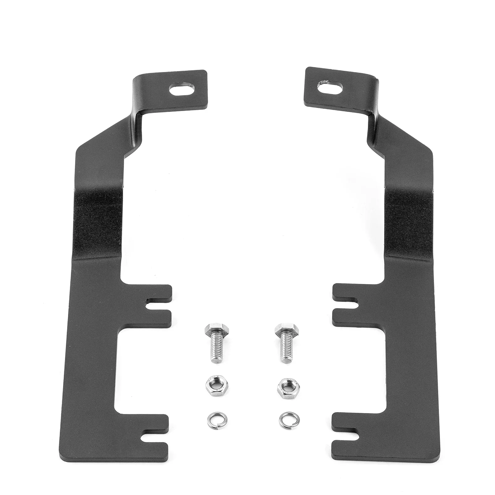 

For 2014-2018 Chevy Silverado GMC Sierra 1500 Car Hood Hinge LED Bracket Mount Fit Auxiliary Off Road LED Pod Light / Work Light