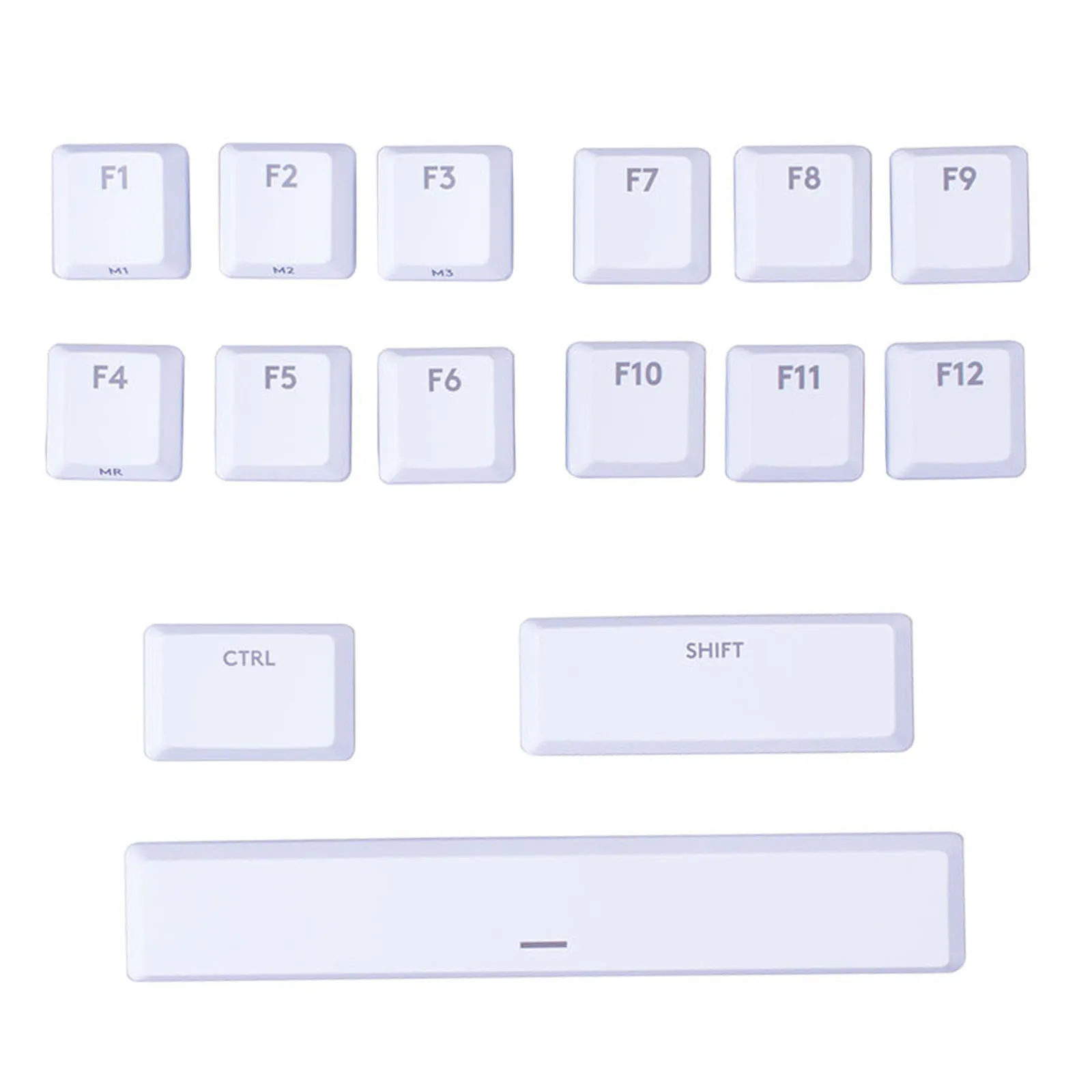 Ensemble complet de 87 touches blanches pour clavier Logitech, G915, TKL, G813, G913, G815, G915