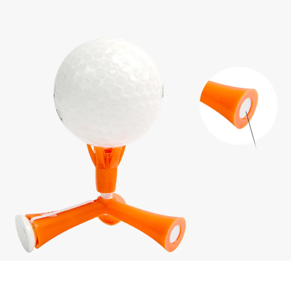 

Golf Tee Reusable Plastic Ball Tee For Training Aids Portable Lightweight Practice Equipment Compact Design Outdoor Indoor Use