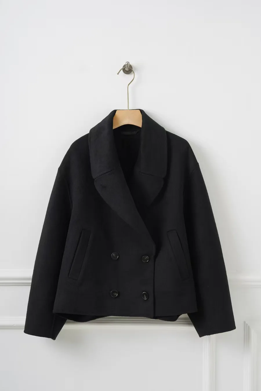 High quality autumn and winter new product women's double-sided wool short jacket loose and versatile jacket top